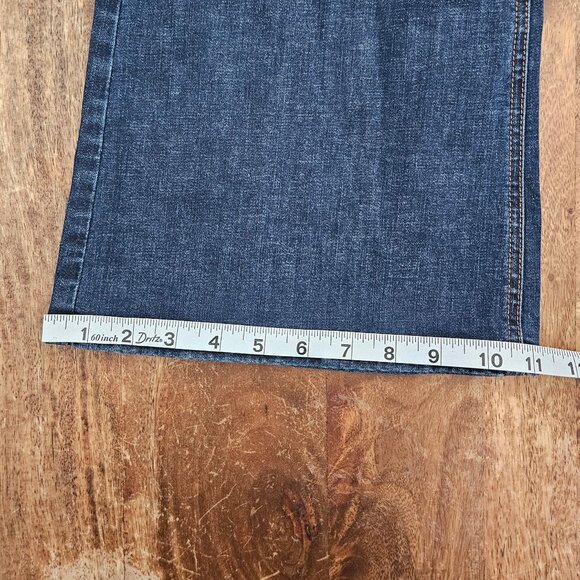 Lane Bryant Jeans Womens Plus 24 Regular Distressed Low Rise Boot Cut - Picture 4 of 6